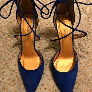 Royal Blue Heels
