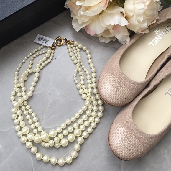 J. Crew Jewelry - J. Crew multi strand pearl necklace