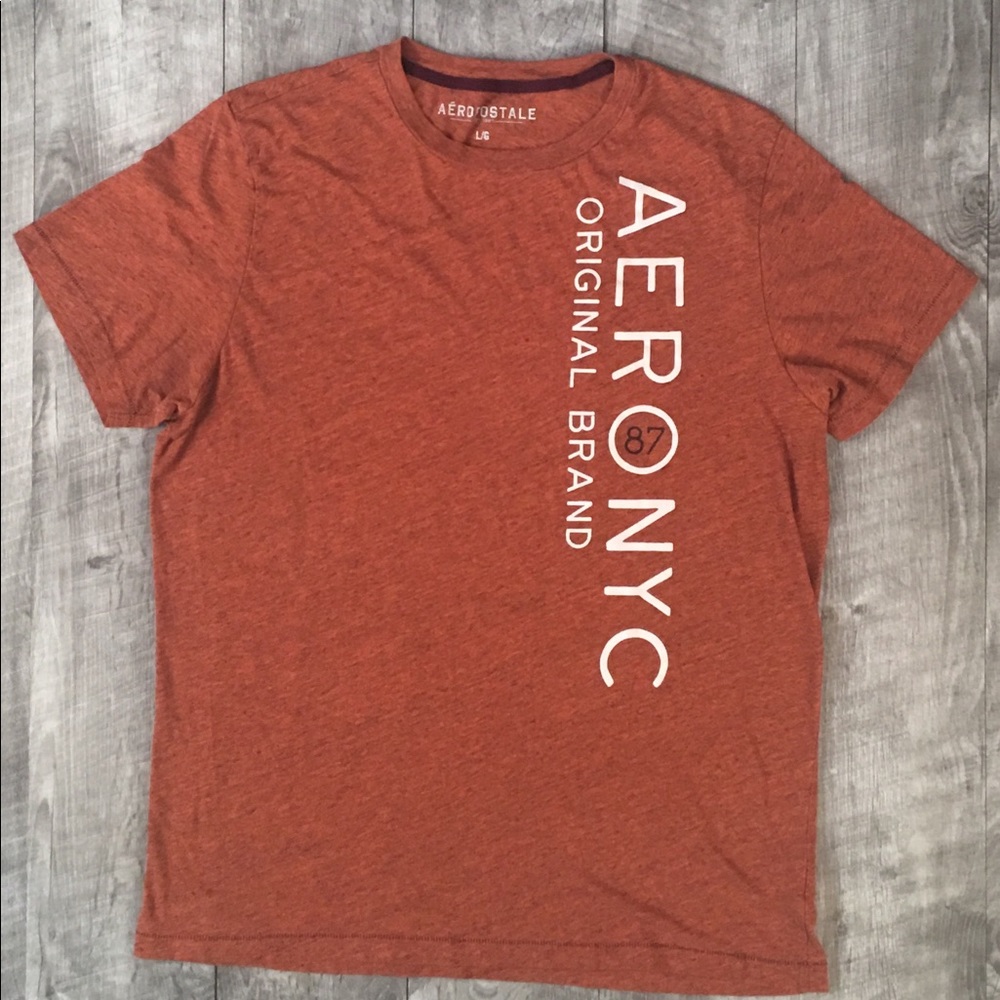 Men’s Aeropostale Burnt Orange T-shirt - LARGE