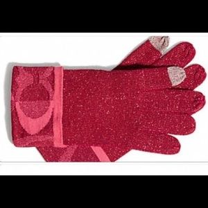 Sparkly Coach gloves !