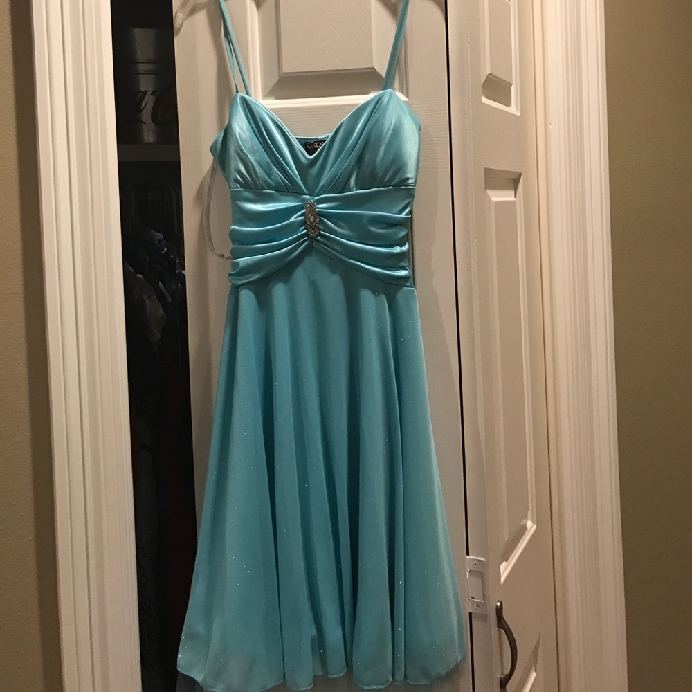 Light Blue Formal Dress - Super Cute - Size S