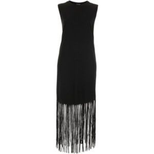 Topshop Tassle Jersey Midi Dress sz 6