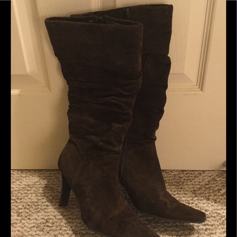 Aldo brown suede boots