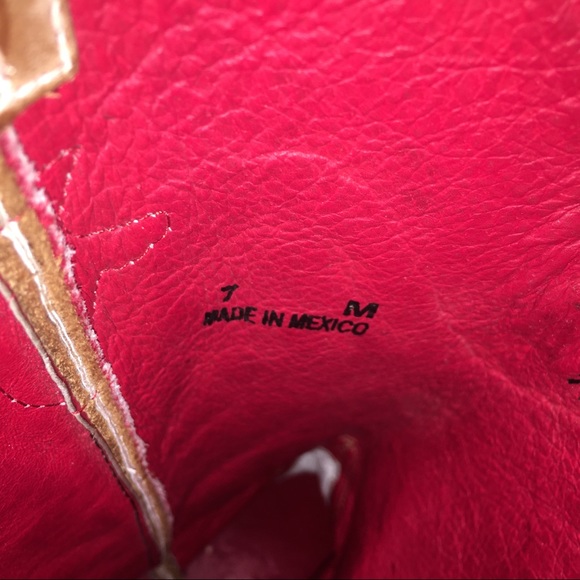 Tan and Teal Boots - Picture 7 of 7