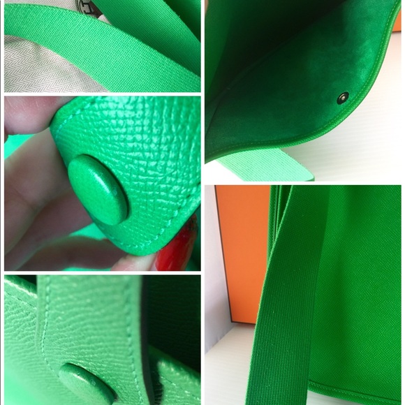 ❌SOLD❌Hermes Evelyne III PM Epsom Bamboo Green Bag - Picture 8 of 8