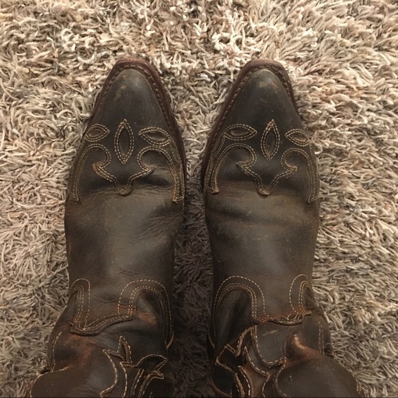 Brown Leather Boots - Picture 1 of 8