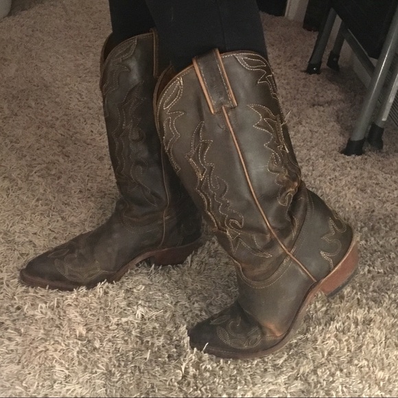 Brown Leather Boots - Picture 4 of 8