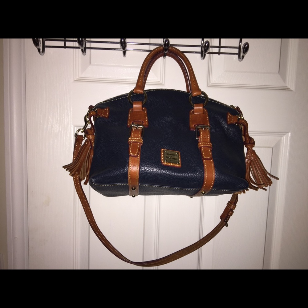 Dooney & Bourke Midnight Blue Domed Satchel