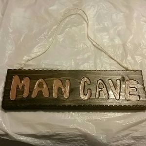 Man Cave sign- handmade