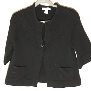 White House Black Market black swing cardigan - S