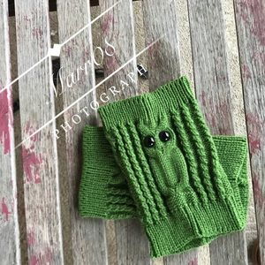 Owl boot cuffs. New