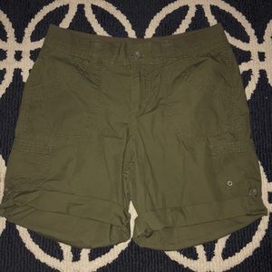 White Stag Olive Green Shorts