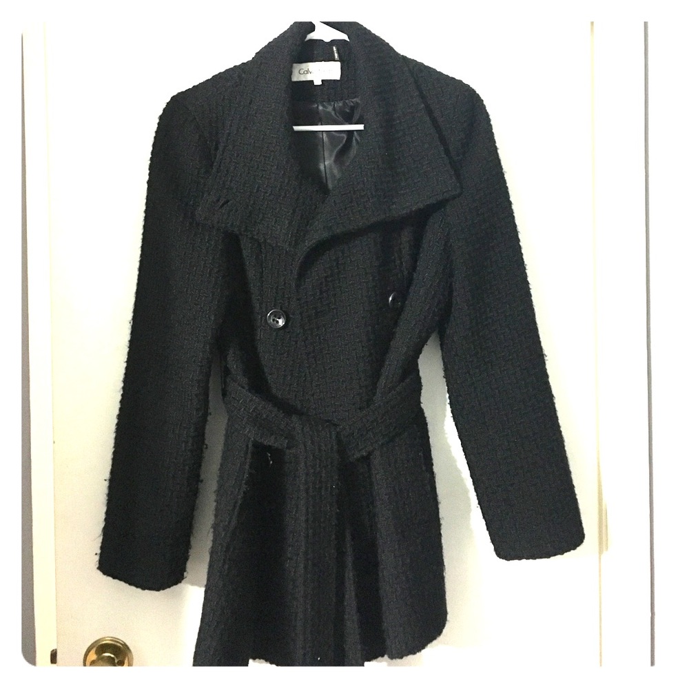 Calvin Klein black winter coat