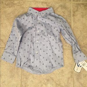 🆕NWT 3T Anchor Shirt ⚓️