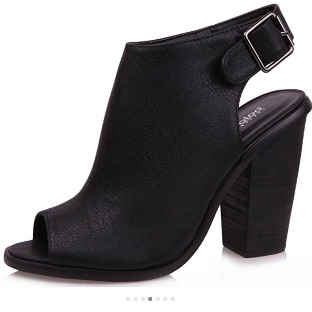 Baldi open toe heels