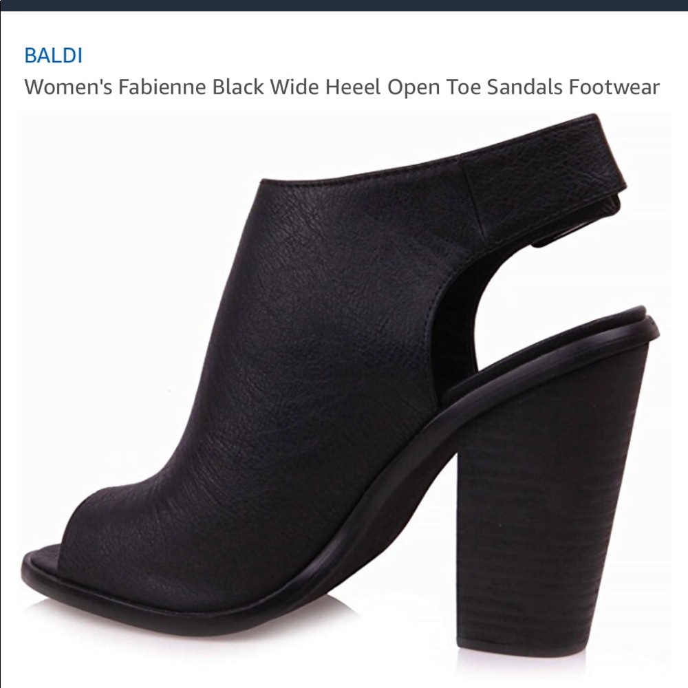 Baldi open toe heels - Picture 2 of 8