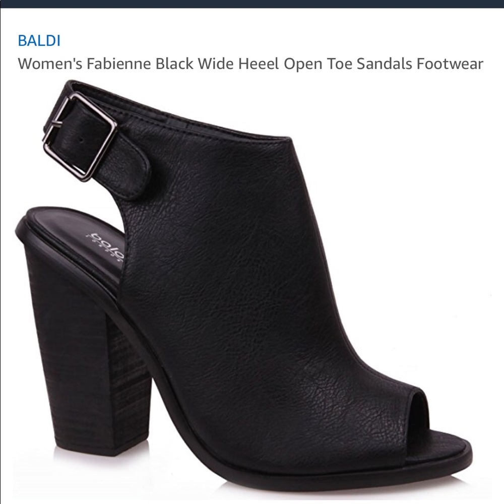 Baldi open toe heels - Picture 3 of 8