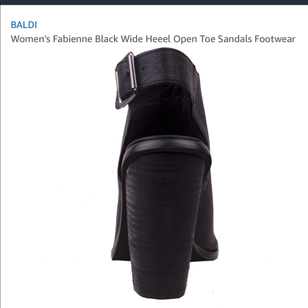 Baldi open toe heels - Picture 5 of 8