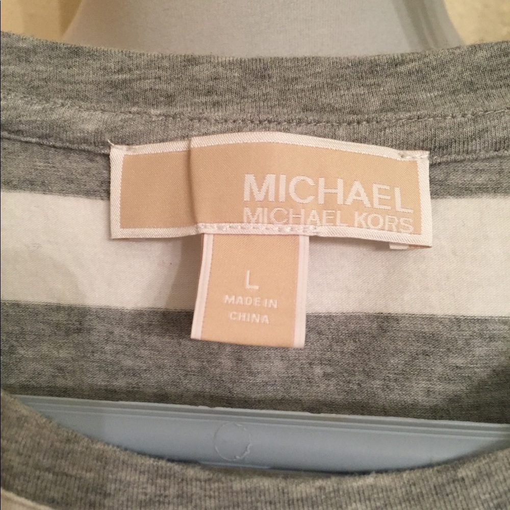 Michael Kors Strip Shirt - Picture 2 of 5