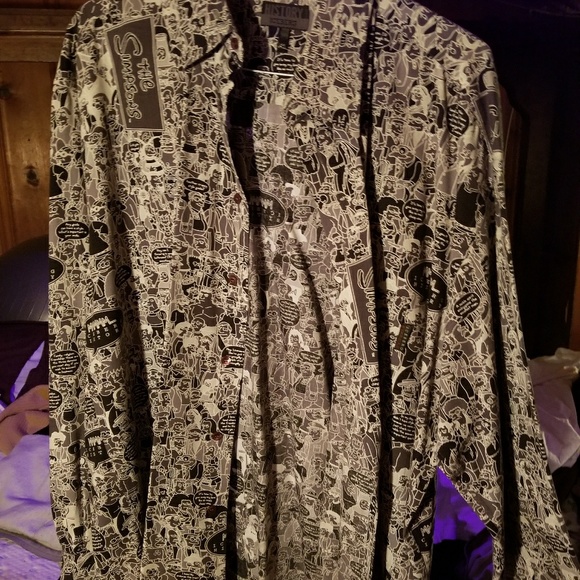 ORIGINAL ICEBERG DRESS SHIRT SIMPSON'S JOINT - Picture 3 of 3