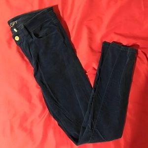 Royal Blue Super Skinny Corduroy Loft Pants!