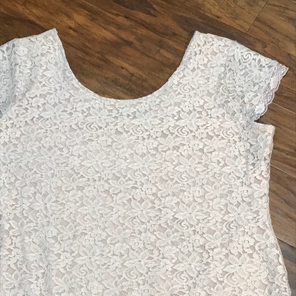 H&M Dresses & Skirts - Blush lace bodycon dress