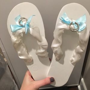 Just Married flip flops! Never worn.