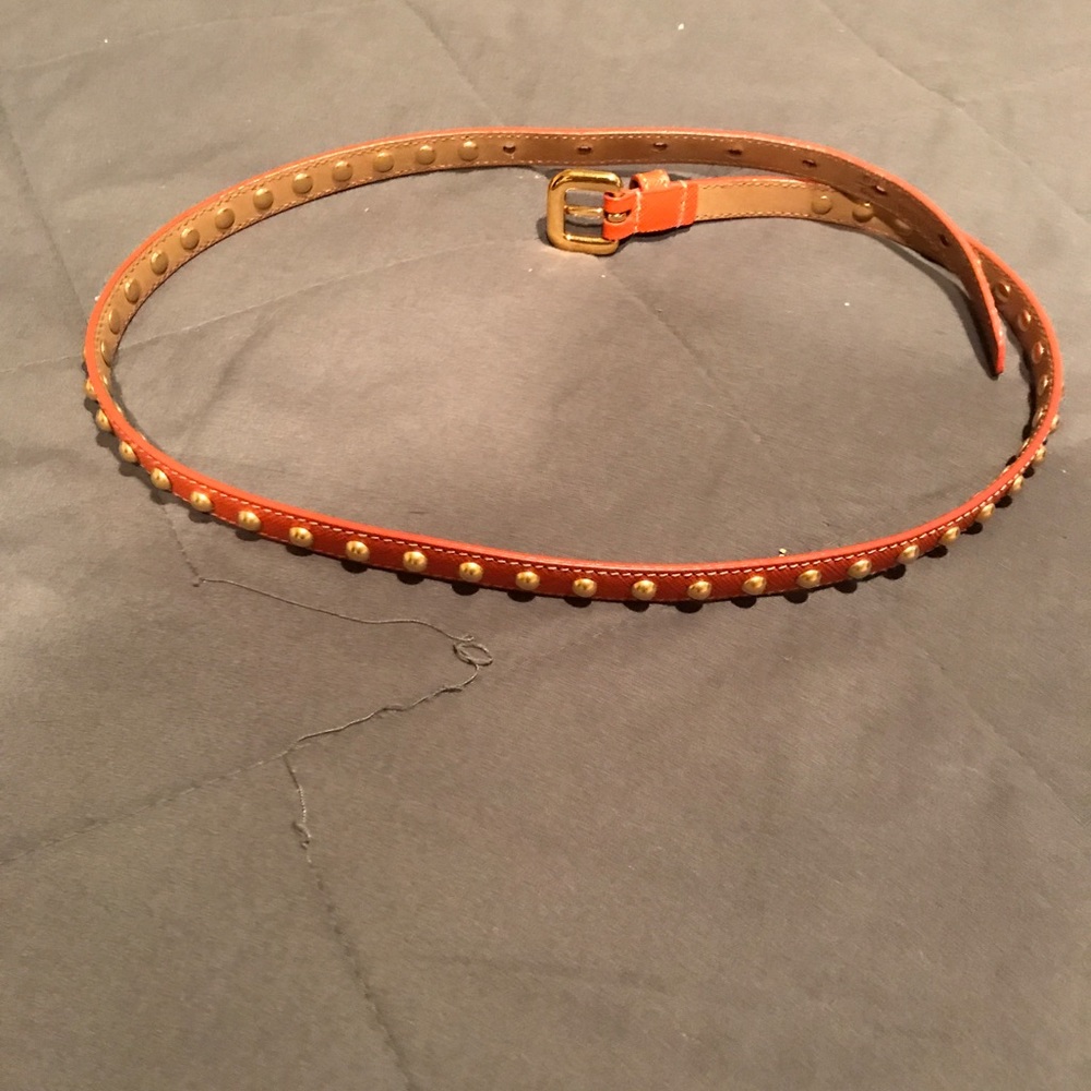 Prada Orange Belt