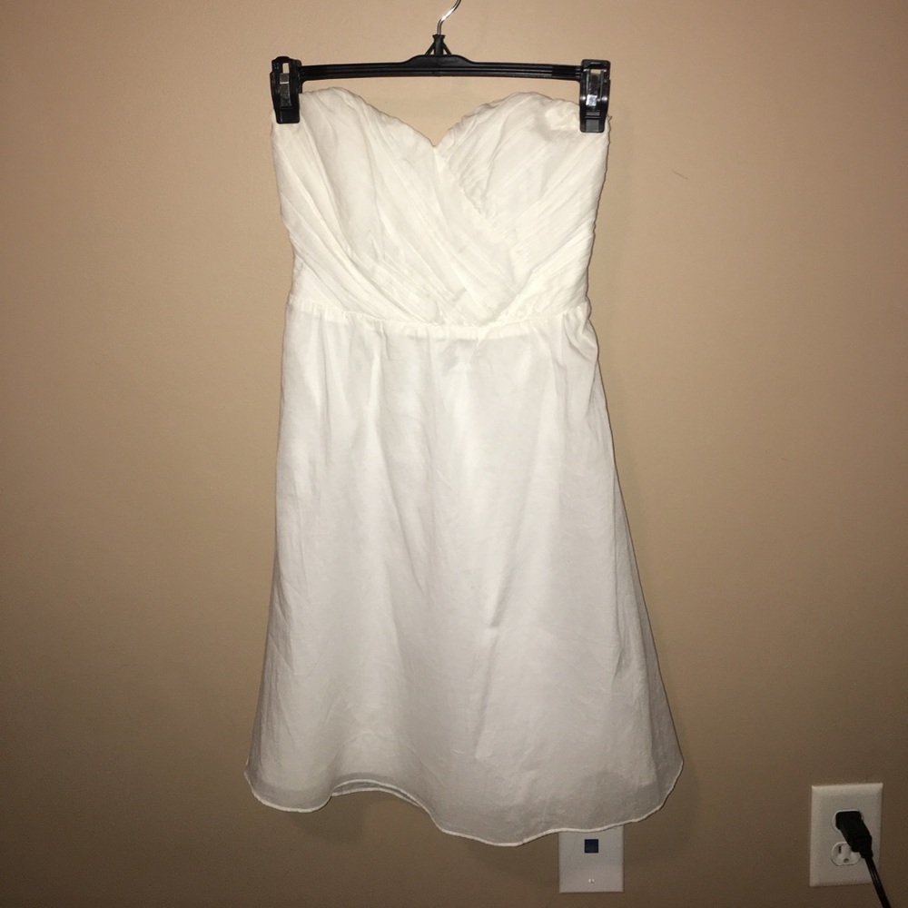 Express White Strapless Dress - Picture 1 of 2