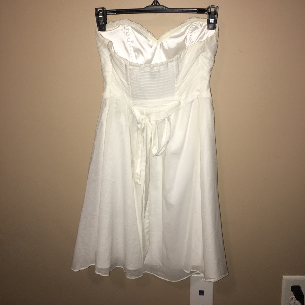Express White Strapless Dress - Picture 2 of 2