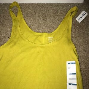 Olive green - yellow tank