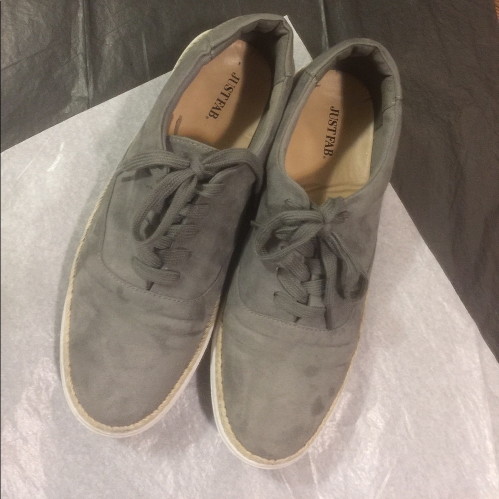 Grey faux suede Sneakers