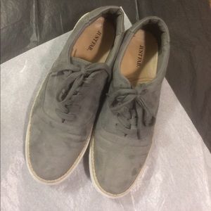 Grey faux suede Sneakers