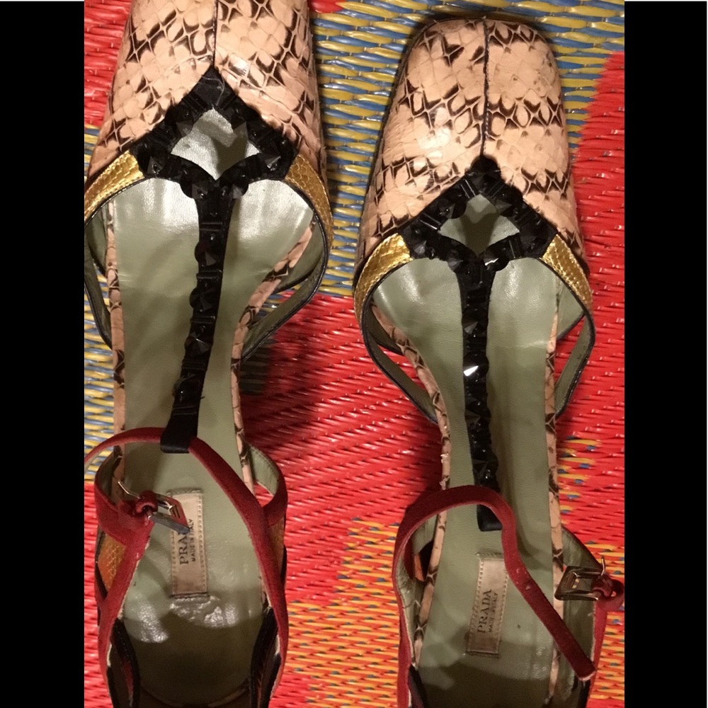 My First Love At First Sight Snake Jeweled Prada’s
