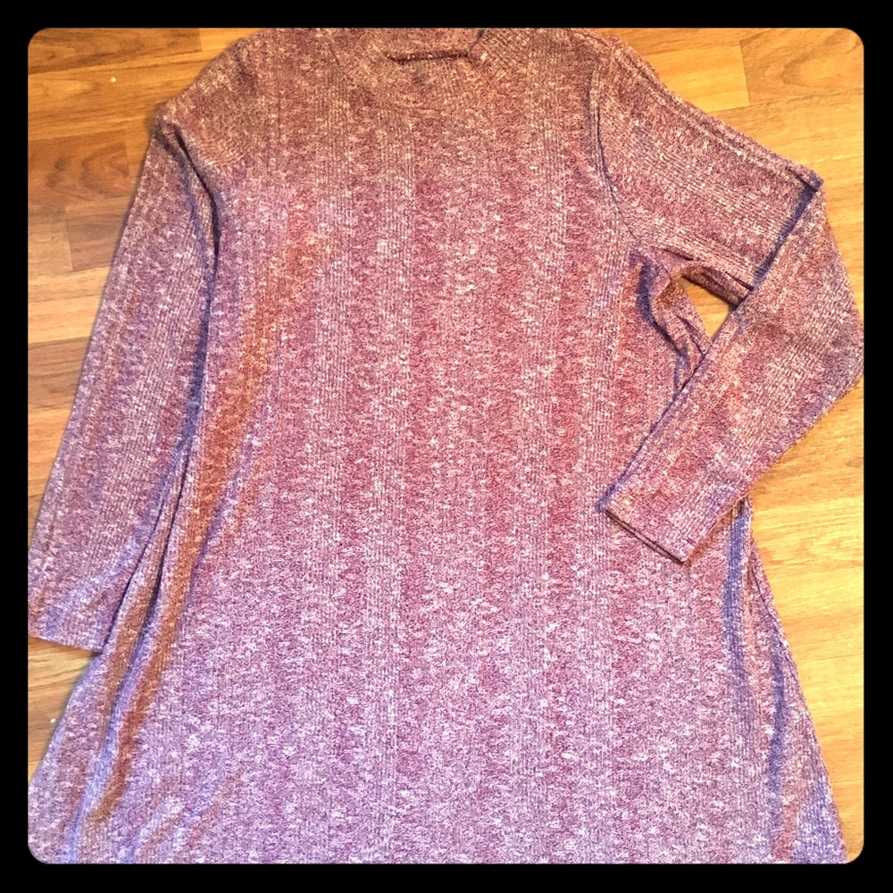 Mossimo Heather Burgundy Tunic