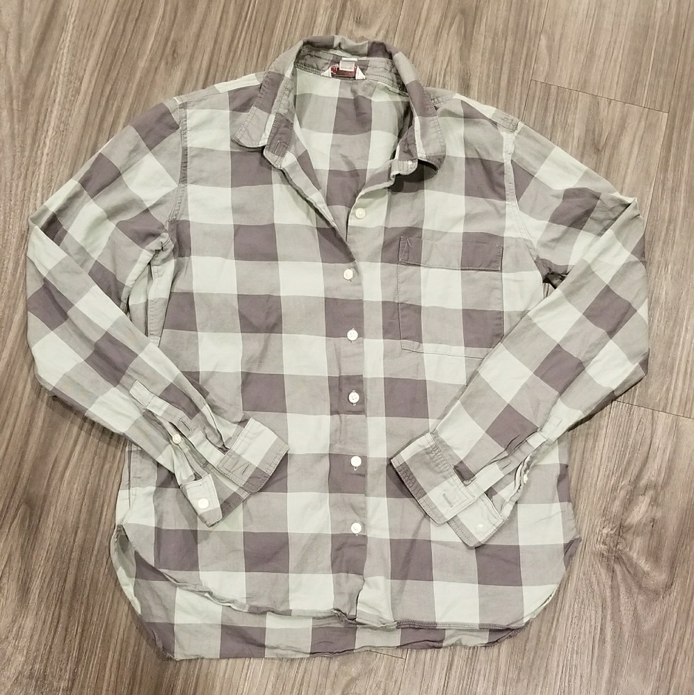 Green Plaid Shirt