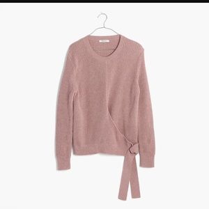 Madewell Side Tie Pullover Sweater