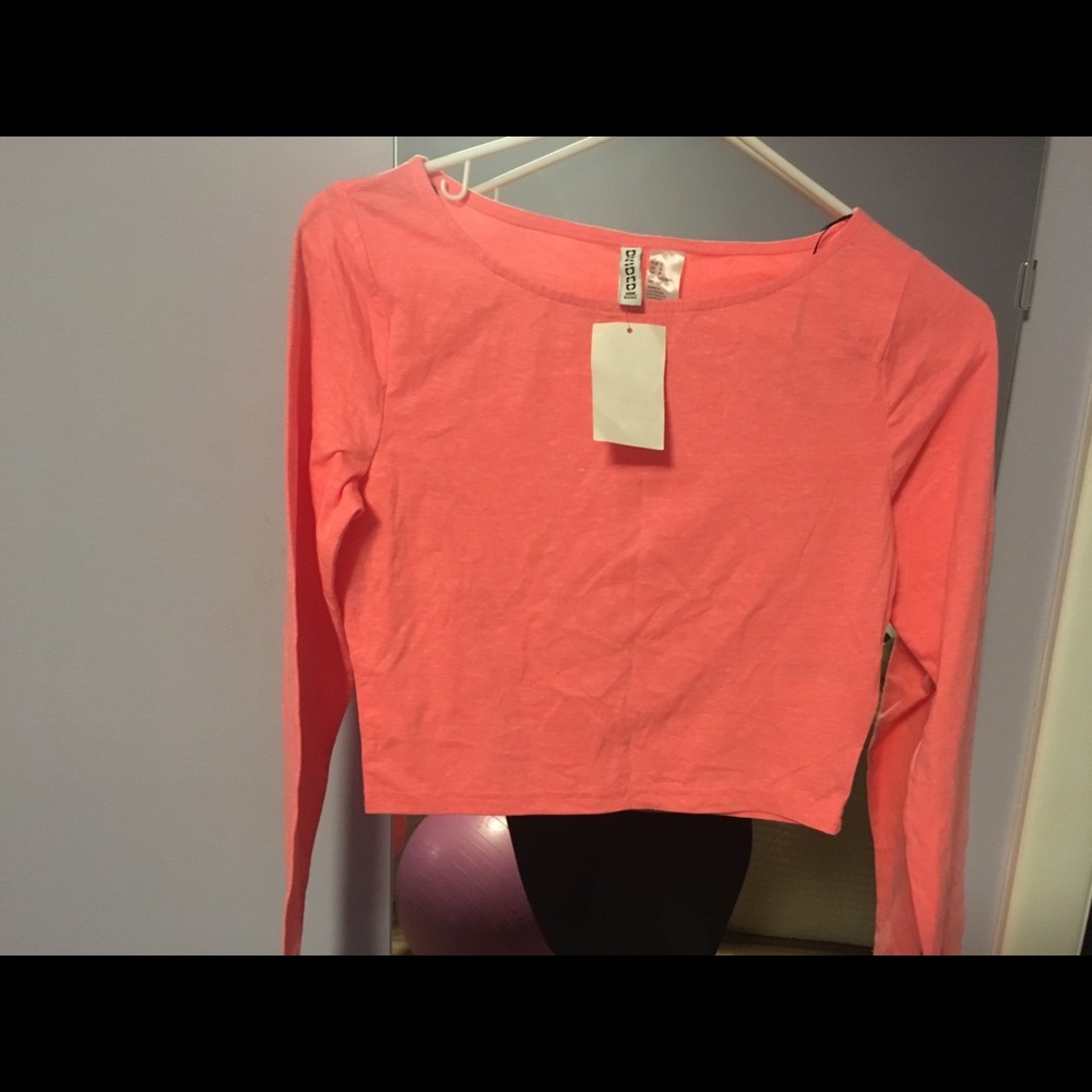 Coral top.