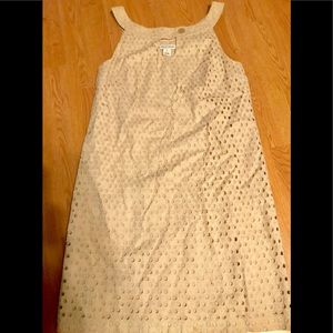 White House Black Market dress in Champagne