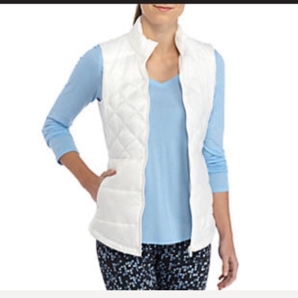 White zelos vest