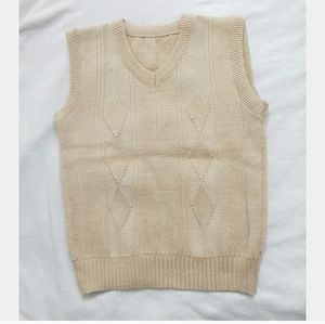 PRE-OWNED HANDMADE KNIT VEST