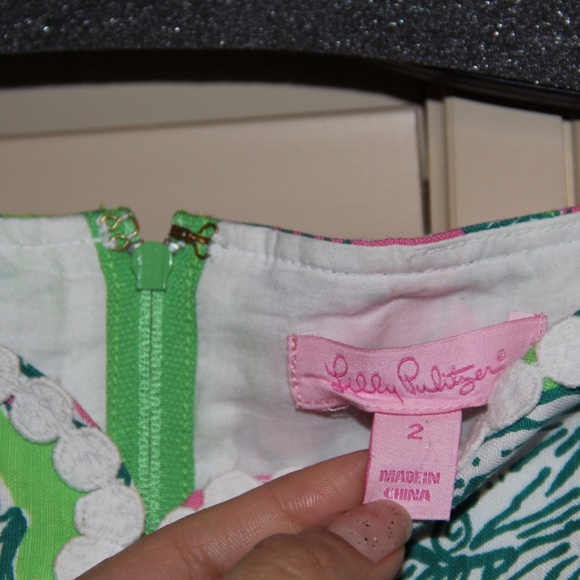 Lilly Pulitzer Floral Lace ADELSON Shift Dress 2 - Picture 2 of 5