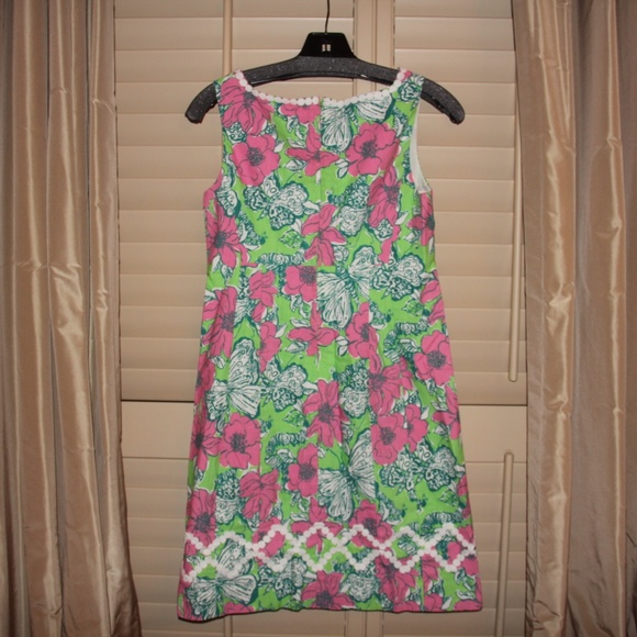 Lilly Pulitzer Floral Lace ADELSON Shift Dress 2 - Picture 5 of 5