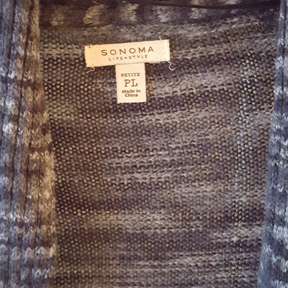 Sonoma Marled Flyaway Open Cardigan - Picture 5 of 7