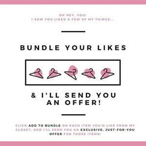 BUNDLE YOUR LIKES!!