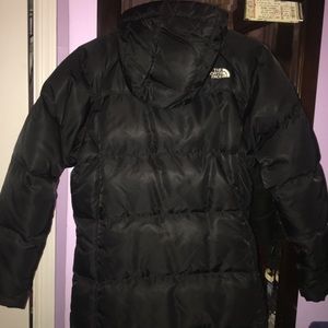 Black North Face Puffer Coat