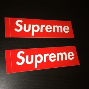 authentic supreme stickers