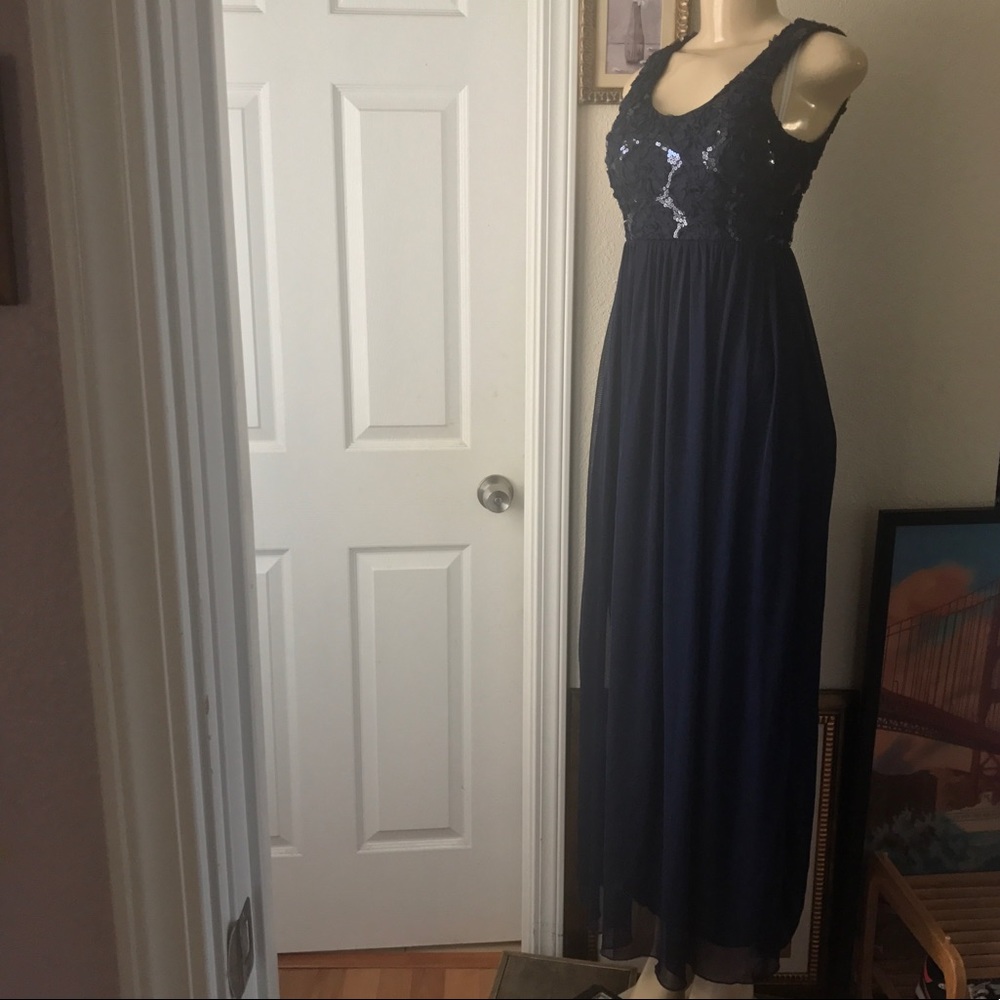 ⚡️EMERALD SUNDAE:|Elegant Formal Dress.NAVY.SIZE:3 - Picture 2 of 8