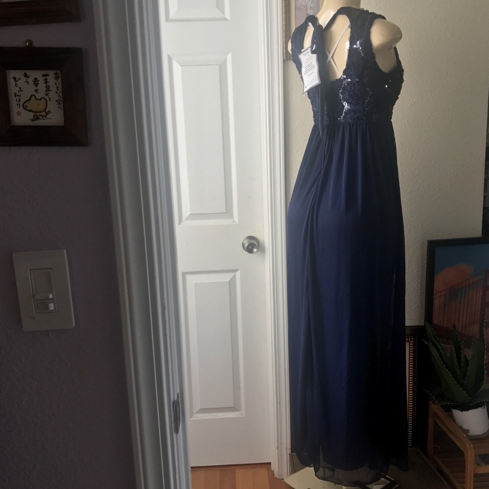 ⚡️EMERALD SUNDAE:|Elegant Formal Dress.NAVY.SIZE:3 - Picture 3 of 8