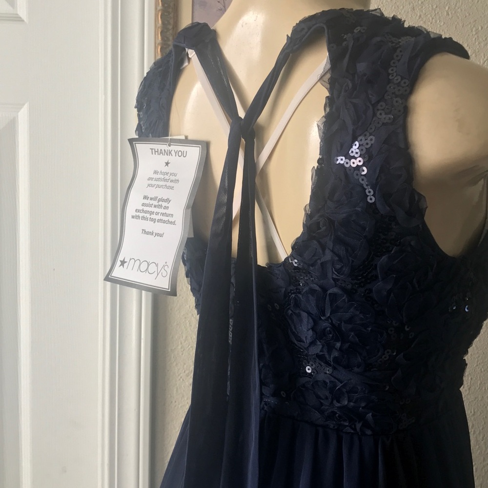 ⚡️EMERALD SUNDAE:|Elegant Formal Dress.NAVY.SIZE:3 - Picture 5 of 8